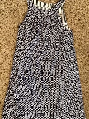 Cotton summer dress with cut out shoulders